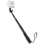 Universal 360 graders selfie-pinne med svart rep för GoPro, mobiltelefon, kompakta kameror med 1/4 gängat hål, längd: 300mm-710mm