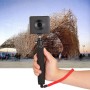 Stick Selfie à 360 degrés universel avec corde rouge pour GoPro, téléphone portable, caméras compactes avec 1/4 trou fileté, longueur: 210 mm-525 mm