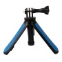 Multi-functional Foldable Tripod Holder Selfie Monopod Stick for GoPro Hero11 Black / HERO10 Black / HERO9 Black /HERO8 / HERO7 /6 /5 /5 Session /4 Session /4 /3+ /3 /2 /1, Insta360 ONE R, DJI Osmo Action and Other Action Cameras, Length: 12-23cm(Blue)
