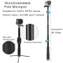 Handheld Aluminium Extendable Monopod with Strap & Remote Buckle for GoPro Hero11 Black / HERO10 Black / HERO9 Black /HERO8 / HERO7 /6 /5 /5 Session /4 Session /4 /3+ /3 /2 /1, Insta360 ONE R, DJI Osmo Action and Other Action Cameras, Adjustment Length: 3