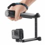 3-Way Monopod + Magic Mount Selfie Stick for GoPro Hero11 Black /Hero10 Black /Hero9 Black /Hero8 /Hero7 /6/5/5 sezení /4 sezení /4 /3 + /3/2/1, Insta360 One R, DJI Akce OSMO a další akční kamery, délka: 24,5-63 cm (černá)