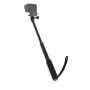 Universal Aluminum Alloy Selfie Stick with Adapter, Length: 31cm-103cm(Black)