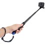 Puluz Handheld Extenble Pole Monopod for GoPro Hero10 Black /Hero9 Black /Hero8 Black /Hero7 /6/5, DJI Osmo Action, Xiaoyi i inne kamery akcji, Długość: 19-49cm