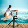 [UAE Warehouse] Puluz 3-გზის გასწვრივ დასაკეცი სამფეხა Selfie-Stick Extension Monopod for GoPro, Insta360 One R, DJI Osmo მოქმედება და სხვა სამოქმედო კამერები, სიგრძე: 20-58 სმ