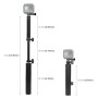 PULUZ 3-Way Grip Foldable Multi-functional Selfie-stick Extension Monopod Holder for GoPro Hero11 Black / HERO10 Black / HERO9 Black /HERO8 / HERO7 /6 /5 /5 Session /4 Session /4 /3+ /3 /2 /1, Insta360 ONE R, DJI Osmo Action and Other Action Cameras, Leng