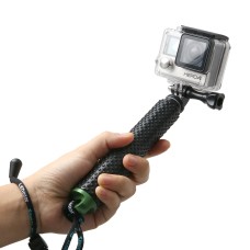 Handheld 49cm monopode à pôle extensible avec vis pour GoPro Hero11 Black / Hero10 Black / Hero9 Black / Hero8 / Hero7 / 6/5/5 Session / 4 Session / 4/3 + / 3/2/1, Insta360 One R, Dji Osmo Action et d'autres caméras d'action (vert)