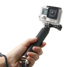 Handheld 49cm monopode à pôle extensible avec vis pour GoPro Hero11 Black / Hero10 Black / Hero9 Black / Hero8 / Hero7 / 6/5/5 Session / 4 Session / 4/3 + / 3/2/1, Insta360 One R, Dji Osmo Action et d'autres caméras d'action (or)