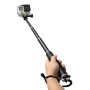Handheld 49cm Extendable Pole Monopod with Screw for GoPro Hero11 Black / HERO10 Black / HERO9 Black /HERO8 / HERO7 /6 /5 /5 Session /4 Session /4 /3+ /3 /2 /1, Insta360 ONE R, DJI Osmo Action and Other Action Cameras(Silver)
