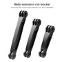 Joint Aluminium Extension ARM GRIP EXTENTER för GoPro Hero11 Black /Hero10 Black /Hero9 Black /Hero8 /Hero7 /6/5/5 Session /4 Session /4/3+ /3/2/1, Insta360 One R, DJI Osmo Action and Andra actionkameror, längd: 10,8 cm