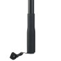 Handheld Gimbal Alumin Alloy Extension Rod Tube Selfie ჯოხი ბურთის თავით, სიგრძე: 30-90 სმ (შავი)