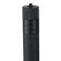 Ръчна гамбална алуминиева сплав удължителна тръба за пръчка за Feiyu G5 / SPG / WG2 Gimbal, дължина: 19-60cm, диамантена текстурна глава (черна)