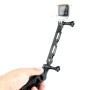 TMC HR167 Grip + Extender Set for GoPro Hero11 Black / HERO10 Black / HERO9 Black /HERO8 / HERO7 /6 /5 /5 Session /4 Session /4 /3+ /3 /2 /1, Insta360 ONE R, DJI Osmo Action and Other Action Cameras(Silver)
