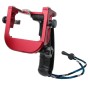 TMC P4 Trigger Handheld Grip CNC Metal Stick Monopod Mount pro GoPro Hero4 /3+(červená)