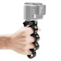 Puluz כף יד פרקי פלסטיק אצבעות טבעת אחיזה מונופוד חצובה חצובה עם בורג אגודל לגיבור GoPro11 שחור /גיבור 10 שחור /גיבור 9 שחור /HERO8 /HERO7/6/5/5 הפעלה /4 מושב /4/3 +/3/2/1, Insta360 One R, DJI Osmo Action ומצלמות פעולה אחרות (שחור)