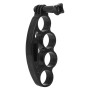 PULUZ Handheld Plastic Knuckles Fingers Grip Ring Monopod Tripod Mount with Thumb Screw for GoPro Hero11 Black / HERO10 Black / HERO9 Black /HERO8 / HERO7 /6 /5 /5 Session /4 Session /4 /3+ /3 /2 /1, Insta360 ONE R, DJI Osmo Action and Other Action Camera