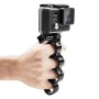 Puluz כף יד פרקי פלסטיק אצבעות טבעת אחיזה מונופוד חצובה חצובה עם בורג אגודל לגיבור GoPro11 שחור /גיבור 10 שחור /גיבור 9 שחור /HERO8 /HERO7/6/5/5 הפעלה /4 מושב /4/3 +/3/2/1, Insta360 One R, DJI Osmo Action ומצלמות פעולה אחרות (שחור)