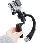 HR255 מייצב מיוחד סוג קשת איזון מקל Selfie Stick Monopod mini חצובה לגיבור GoPro11 שחור /גיבור 9 שחור /גיבור 8 שחור /גיבור 7/6/5 /5 מושב /4 מושב /4/3 +/3/2/1, Insta360 R, DJI OSMO Action ומצלמת פעולה אחרת (שחור)