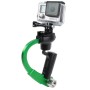 HR255 מייצב מיוחד סוג קשת איזון מקל Selfie Stick Monopod mini חצובה לגיבור GoPro11 שחור /Hero10 שחור /9 שחור /גיבור 8 שחור /גיבור 7/6/5 מושב /4 מושב /4/3 +/3/2 /1, Insta360 אחד R, DJI Osmo Action ומצלמת פעולה אחרת (ירוק)