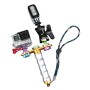 TMC HR303 9 in 1 in lega di alluminio Modulo CNC Montaggio Set per GoPro Hero9 Black /Hero8 Black /Hero7 /6/5/5 Sessione /4 Sessione /4/3+ /3/2/1, Insta360 One R, Dji Osmo Action e Altra fotocamera d'azione