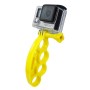 TMC HR239 Knuckles Fingers Grip with  Thumb Screw for GoPro Hero11 Black / HERO10 Black / HERO9 Black /HERO8 / HERO7 /6 /5 /5 Session /4 Session /4 /3+ /3 /2 /1, Insta360 ONE R, DJI Osmo Action and Other Action Cameras(Yellow)