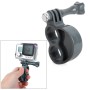 TMC HR273 Gen2 Fingers Grip with Thumb Screw for GoPro Hero11 Black / HERO10 Black / HERO9 Black /HERO8 / HERO7 /6 /5 /5 Session /4 Session /4 /3+ /3 /2 /1, Insta360 ONE R, DJI Osmo Action and Other Action Cameras(Grey)