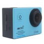 HAMTOD HF60 UHD 4K WiFi 16,0MP Sport -kamera, jossa on vedenpitävä kotelo, GeneralPlus 4247, 2,0 tuuman LCD -näyttö, 120 asteen laajakulmalinssi, yksinkertaisilla lisävarusteilla (sininen)