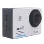 Hamtod HF60 UHD 4K WiFi da 16.0MP Sport Camera con custodia impermeabile, GeneralPlus 4247, schermo LCD da 2,0 pollici, lenti ad angolo largo 120 gradi, con accessori semplici (bianco)