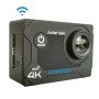 Hamtod S9 UHD 4K WiFi Sport Camera с водоустойчив калъф, Generalplus 4247, 2.0 инчов LCD екран, обектив с широк ъгъл 170 градуса (черен)