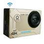 Hamtod S9 UHD 4K WiFi Sport Camera s vodotěsným pouzdrem, GeneralPlus 4247, 2,0 palcová LCD obrazovka, 170 stupňů širokoúhlé čočky (zlato)