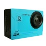 Hamtod S9 UHD 4K Wifi Sport Camera con estuche impermeable, GeneralPlus 4247, pantalla LCD de 2.0 pulgadas, lente gran angular de 170 grados (azul)