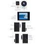 HAMTOD H6A HD 1080P WiFi Sport Camera с дистанционно управление и водоустойчив калъф, Generalplus 4247, 2.0 инчов LCD екран, 140 градусов широк ъгъл на обектив (черен)