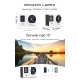 Hamtod H6A HD 1080p WiFi Sport kaamera kaugjuhtimispuldi ja veekindla korpusega, GeneralPlus 4247, 2,0 -tolline LCD -ekraan, 140 -kraadine lainurk objektiiv (hall)