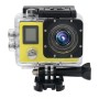 Hamtod H6A HD 1080p Wi -Fi Sport Camera з пультом дистанційного керування та водонепроникним корпусом, GeneralPlus 4247, 2,0 -дюймовий РК -екран, 140 градусів ширококутного об'єктива (жовтий)