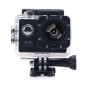 HAMTOD H9A PRO HD 4K WiFiスポーツカメラリモートコントロールと防水ケース、GeneralPlus 4247、2.0インチLCDスクリーン、170度の広角レンズ（黒）