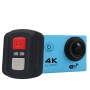 HAMTOD H9A Pro HD 4K WiFi Sportkamera mit Fernbedienung und wasserdichtem Gehäuse, Generalplus 4247, 2,0 Zoll LCD -Bildschirm, 170 Grad A Weitwinkelobjektiv (blau)