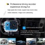 HAMTOD H9A Pro HD 4K WiFi Sport Camera with Remote Control & Waterproof Case, Generalplus 4247, 2.0 inch LCD Screen, 170 Degree A Wide Angle Lens(Blue)