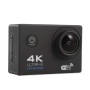 Hamtod H9A HD 4K Wifi Sport Camera con estuche impermeable, GeneralPlus 4247, pantalla LCD de 2.0 pulgadas, lente gran angular de 120 grados (negro)