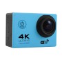 Hamtod H9a HD 4K WiFi מצלמת ספורט עם מארז אטום למים, GeneralPlus 4247, מסך LCD בגודל 2.0 אינץ ', עדשת זווית רחבה של 120 מעלות (כחול)