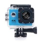 Caméra Sport WiFi Hamtod H9a HD 4K avec étui étanche, GeneralPlus 4247, écran LCD de 2,0 pouces, objectif grand angle de 120 degrés (bleu)