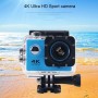 HAMTOD H9A HD 4K WIFI运动摄像头，带有防水外壳，GeneralPlus 4247，2.0英寸LCD屏幕，120度广角镜（蓝色）