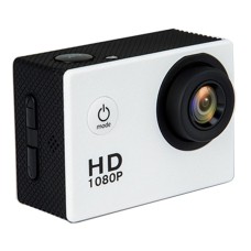 Hamtod HF40 Sport Camera con custodia impermeabile da 30 m, schermo LCD GeneralPlus 6624, 2,0 pollici (bianco)