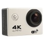 F60 2,0 tum skärm 170 grader vidvinkel WiFi Sport action Camera videokamera med vattentätt bostadshölje, stöd 64 GB Micro SD -kort (silver)