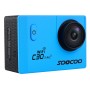 SOOCOO C30R 2,0 pouces écran 170 degrés grand angle WiFi Sport Action Caméra caméscope avec boîtier de boîtier étanche et télécommande, support 64 Go Micro SD Card et Mode de mouvement et mode de plongée et invite vocale et sortie anti-shake et HDMI (bleu