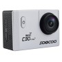 SOOCOO C30R 2,0 tuuman näyttö 170 astetta laajakulma WiFi Sport Action Camera-videokamera, jossa on vedenpitävä kotelo ja kaukosäädin, tuki 64 Gt: n Micro SD -kortti ja liiketunnistus- ja sukellustila- ja äänikehote ja anti-shake & HDMI-lähtö (hopea)