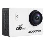 SOOCOO C30R 2,0 tum skärm 170 grader vid vinkel WiFi Sport Action Camera Kamera med vattentät bostadshölje & fjärrkontroll, Support 64 GB Micro SD Card & Motion Detection & Diving Mode & Voice Prompt & Anti-Shake & HDMI Output (White)