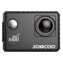 SOOCOO S100 2.0 אינץ 'מסך 4K 170 מעלות זווית רחבה WIFI WIFI ספורט מצלמת מצלמת מצלמת מצלמת דיור אטום למים, תמיכה בתפוקה של 64 ג'יגה-בייט מיקרו SD ומצב צלילה ושיפת קול פלט אנטי-נטייה ו- HDMI (שחור)