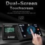 Soocoo S200 Handphone App Ultra HD 4K Wifi Action Camera, 2.45 pulgadas + pantalla táctil dual de 0.96 pulgadas, 170 grados de gran ángulo, soporte TF Tarjeta (MAX 64GB) y GPS & Mic & Mic & Voice Control y control remoto (negro)