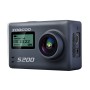 SOOCOO S200 Handphone App Ultra HD 4K WiFi Action Camera, 2,45 tum + 0,96 tum Dual pekskärm, 170 grader vid vinkel, Support TF -kort (MAX 64GB) & GPS & MIC & VOICE CONTROL & REMOTE CONTROL (GRÅ)