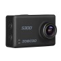 Soocoo S300 HI3559V100 + Sony IMX377 Ultra HD 4K EIS WiFi Action Camera, schermo TFT da 2,35 pollici, angolo di 170 gradi, supporto TF (max 128GB) e GPS & MIC & LoudSpeaker & Bluetooth Remote Control (Black)