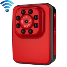 R3 Wifi Full HD 1080P 2.0MP Mini מצלמת פעולה WiFi מצלמת פעולה, 120 מעלות זווית רחבה, תומך בראיית לילה / איתור תנועה (אדום)
